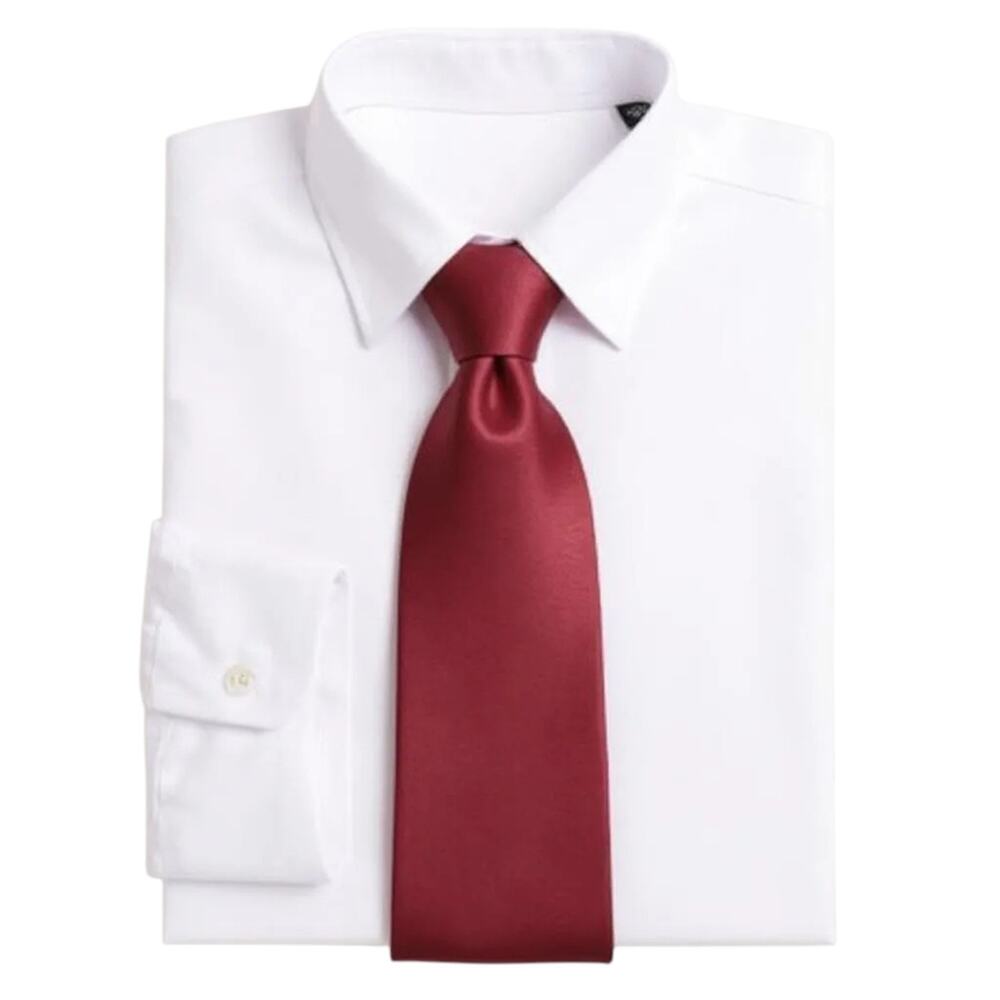 Michael Kors Necktie Men's Red Slim Style 2.75 inch wide  57 Length Tie
